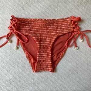 Isabella Rose Smocked Bikini Bottom S